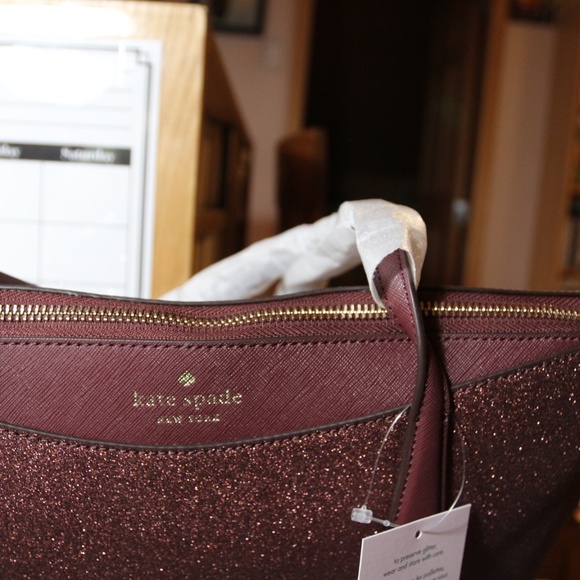 NWT Kate Spade Shimmy Tote in Deep Nova - Picture 10 of 10